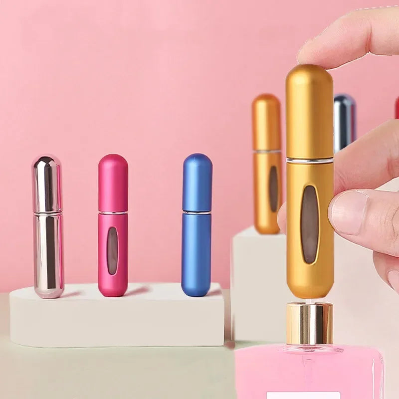 Tragbarer 5-ml-Parfümzerstäuber aus Aluminium!