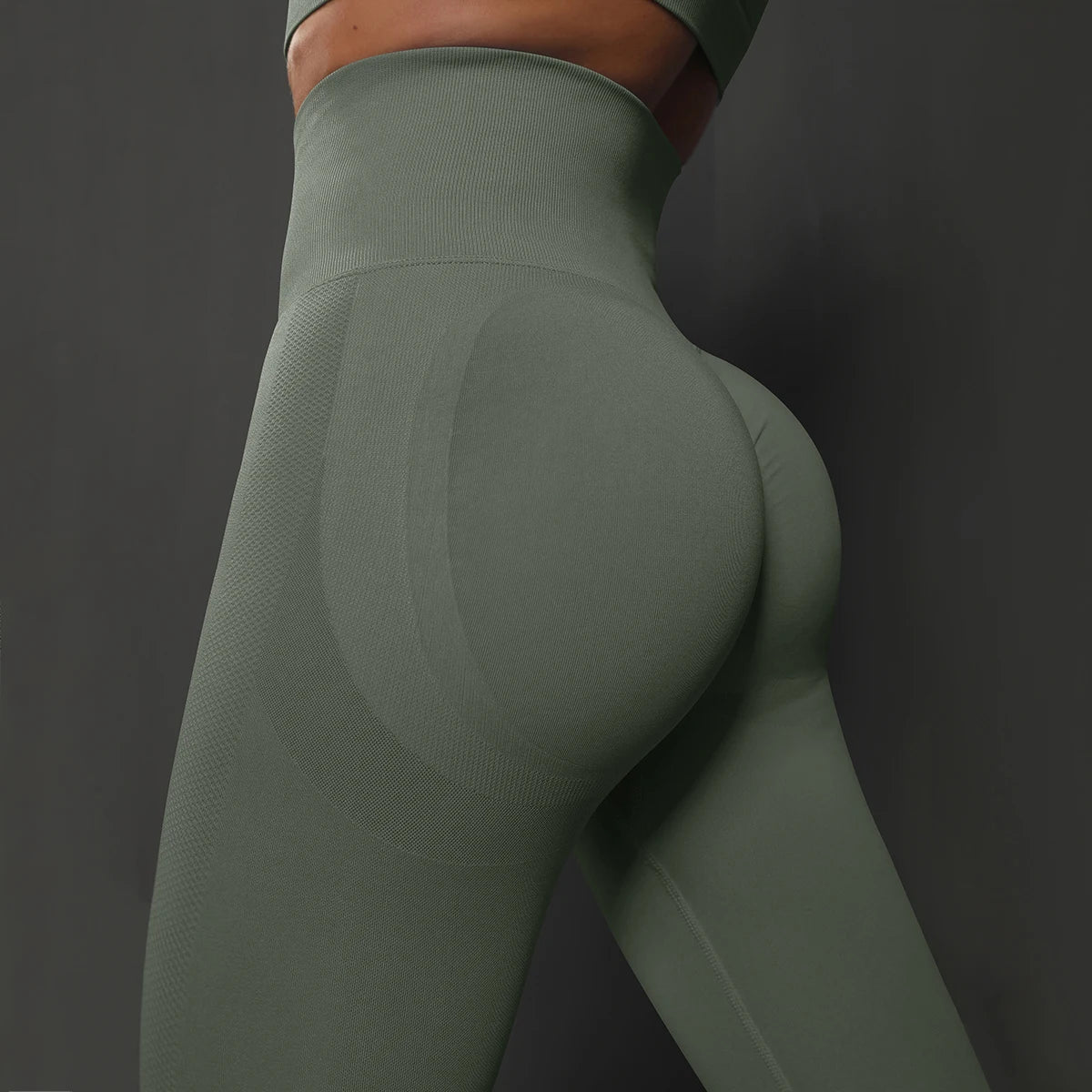 Hüftanhebende Yoga Leggings: Nahtlose Fitness für dein Workout